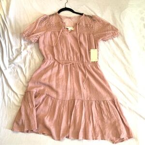Sweet Wanderer Pink Midi Dress